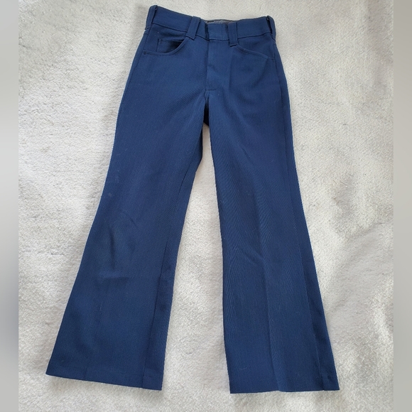 JC Penney Vintage 1970's Flare Leg Dress Pants, Sz 10 Youth - Picture 3 of 4